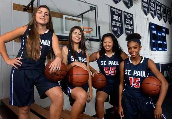 St. Paul High School girls basketball the team to beat in 2016-17 with the WBSC All Stars Francesca Facchini