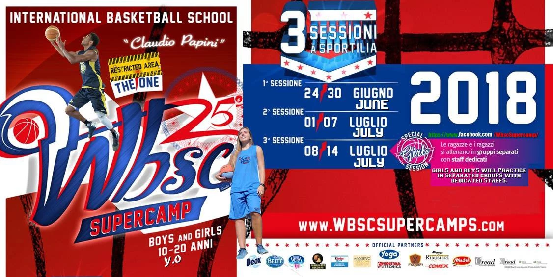 25° WBSC Supercamp Italy 2018 dates and session!!